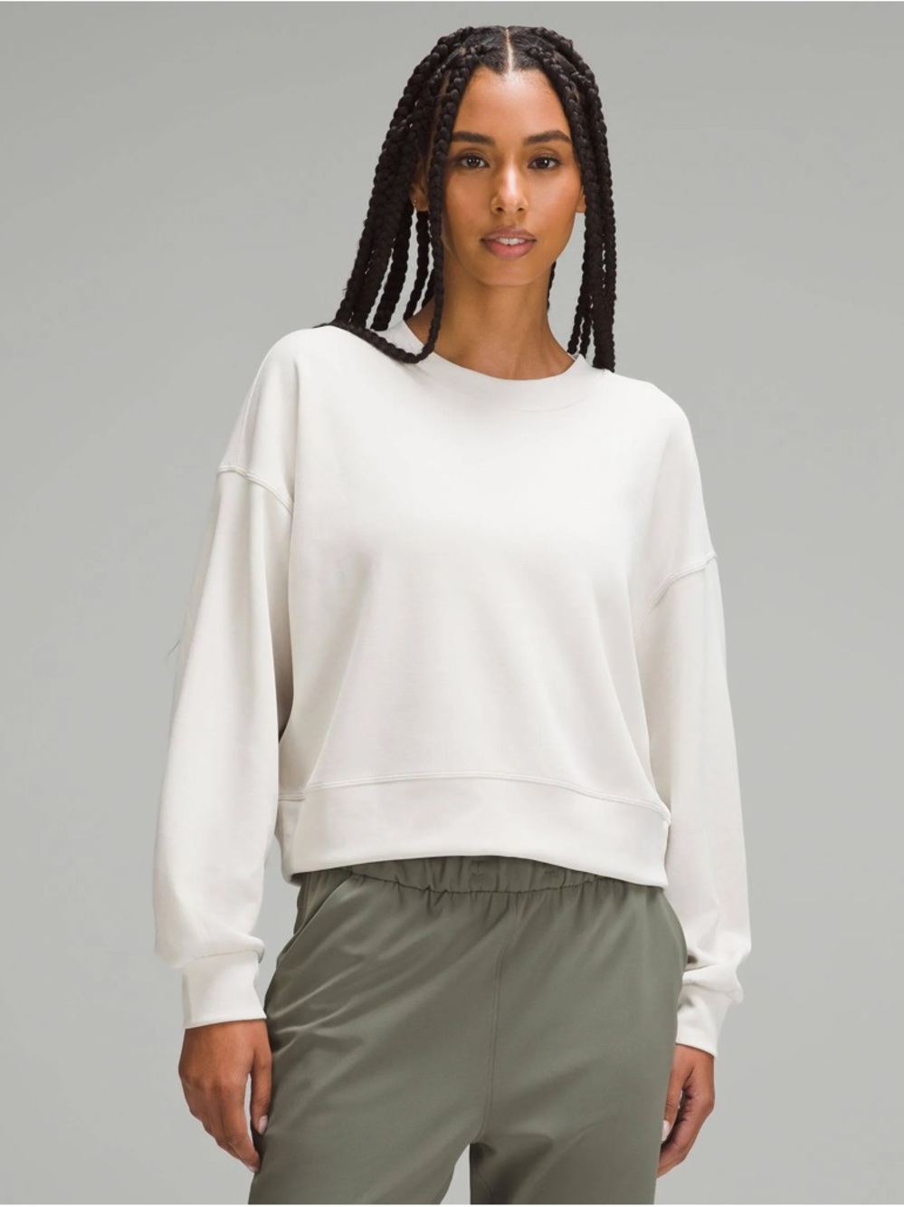 Lululemon Softstreme Perfectly Oversized Crew - Picture 2 of 5